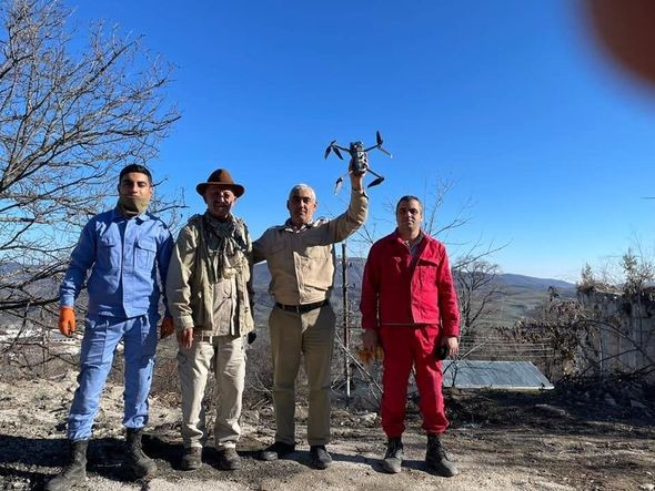Reza Deqatinin dronu Şuşada naməlum əraziyə düşüb- FOTO