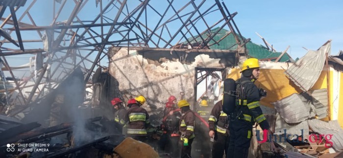 Nazirlik Mingəçevirdəki partlayışla bağlıMƏLUMAT YAYDI - FOTOLAR/YENİLƏNİB