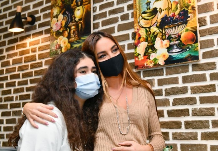 Mehriban Əliyeva qızları ilə açılışda- FOTOLAR