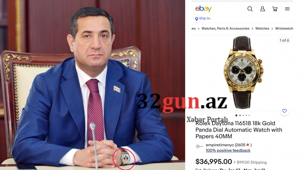 Deputat Mahir Abbaszadənin ev və maşın qiymətinə olan saatları- FOTOLAR