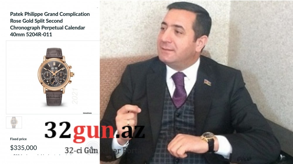 Deputat Mahir Abbaszadənin ev və maşın qiymətinə olan saatları- FOTOLAR