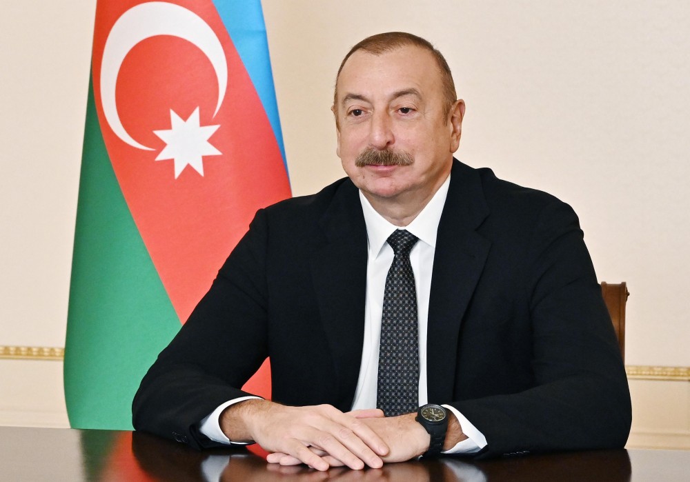 İlham Əliyev Kunio Mikuriyanı videoformatda qəbul etdi- FOTOLAR (YENİLƏNİB)