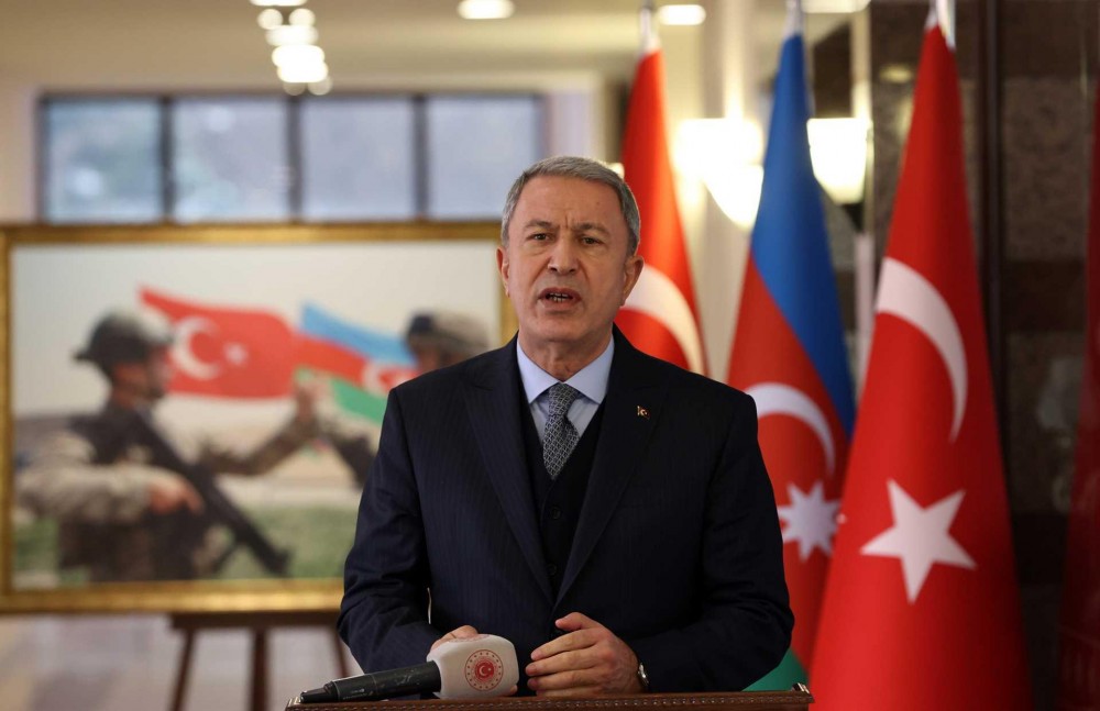 Hulusi Akar Zakir Həsənovu belə qarşıladı- VİDEO/FOTOLAR