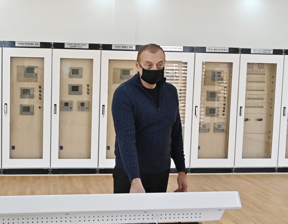 “Ağcabədi” yarımstansiyası istifadəyə verildi- FOTOLAR