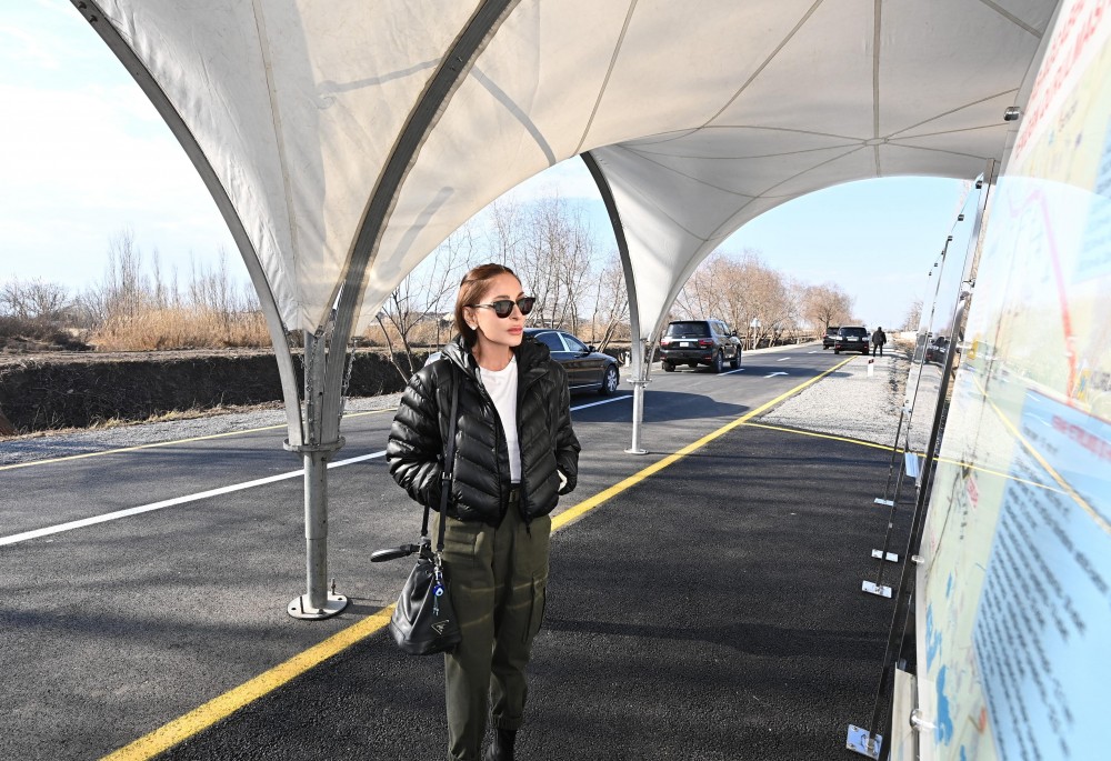 Avşar–Salmanbəyli–Aşağı Avşar–Xocavənd avtomobil yolu istifadəyə verildi- FOTO