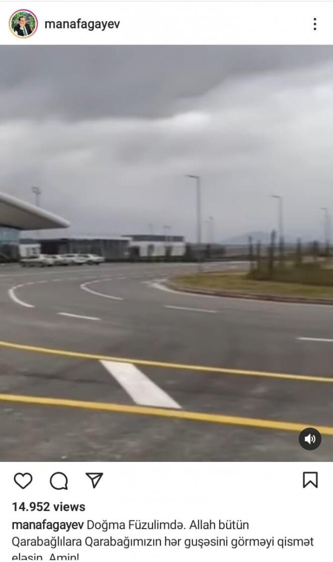 Manaf Ağayevin Füzulidəki bu görüntüləri müzakirə yaratdı- VİDEO