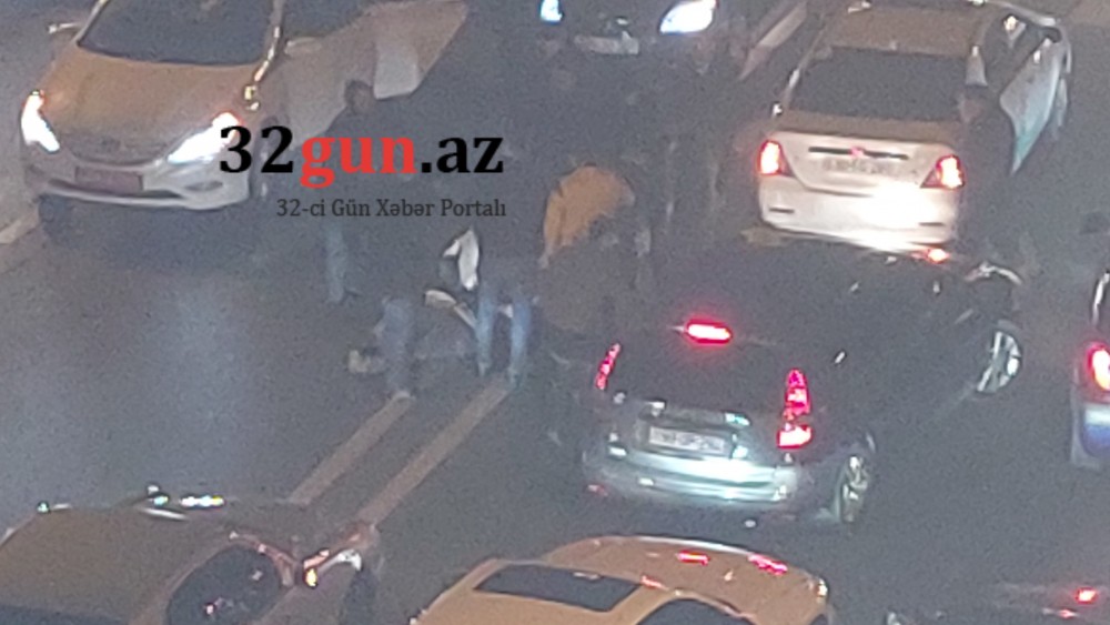 Bakıda səfirliyin sərxoş əməkdaşı maşınla adam vurdu -Təcili yardım gecikdi  (FOTO+VİDEO)