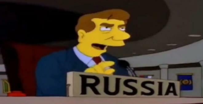 Simpsonlardan fantastik öncəgörmə- 30 il əvvəl Rusiya-Ukrayna müharibəsini anons ediblər (FOTO)