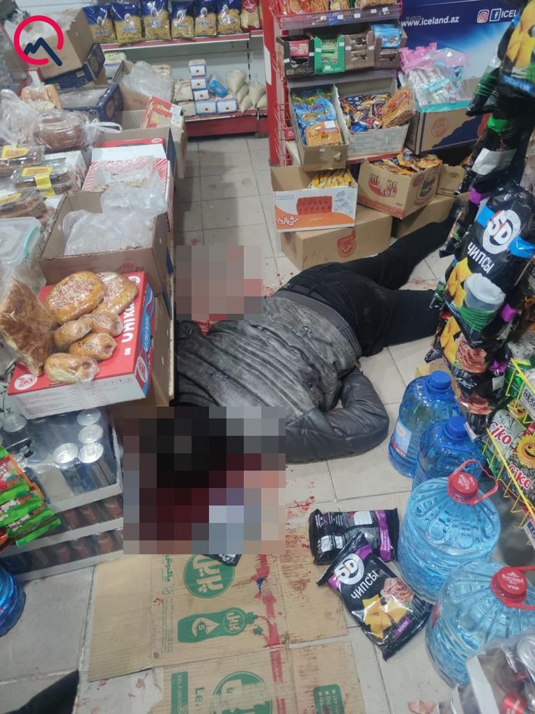 Zaur Yusifov marketdə güllələnibmiş...-  QƏTLİN FOTOLARI