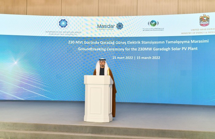 İlham Əliyev Qaradağ GES-in təməlqoyma mərasimində- FOTOLAR (YENİLƏNİB)