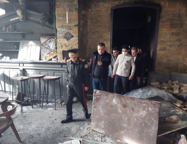 Kəmaləddin Heydərov hadisə yerində -FOTO