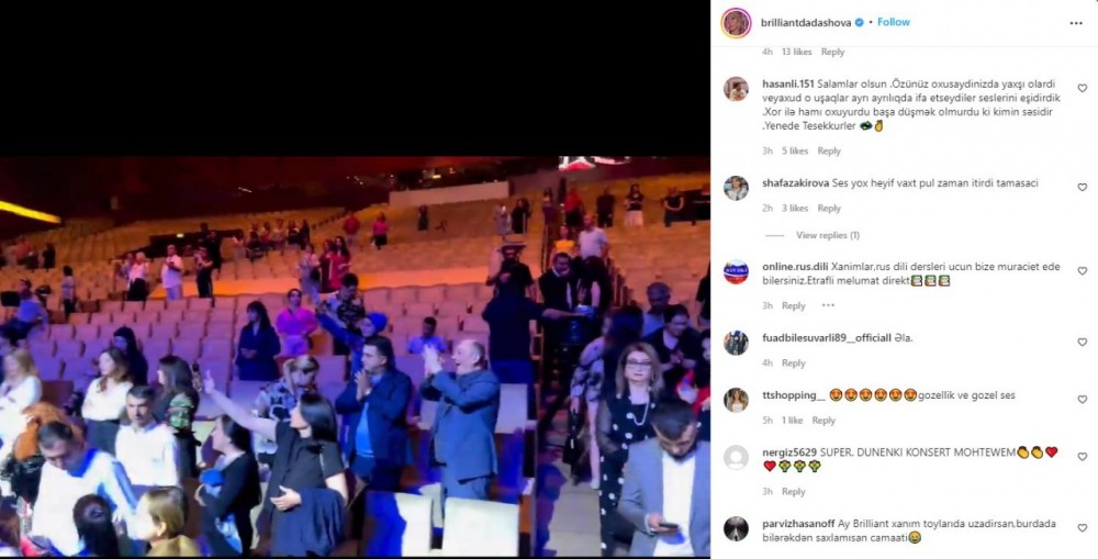 Brilliant Dadaşovanın konserti ilə bağlı QALMAQAL- Pulumu qaytarın!