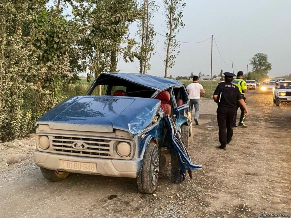 Azərbaycanda ağır QƏZA:1 nəfər ölüb, 6 şəxs yaralanıb (FOTOLAR)