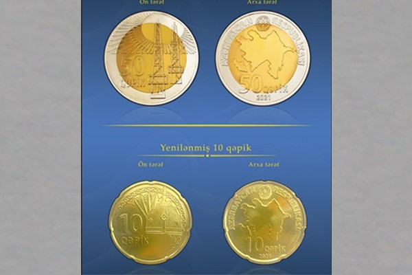 Azərbaycanda tədavülə yenilənmiş metalpul nişanları buraxıldı (FOTO)