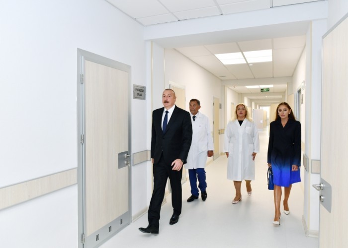 Prezident və xanımı 2 nömrəli doğum evindəki şəraitlə tanış oldu- FOTOLAR