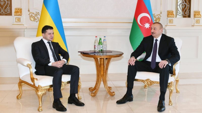 Azərbaycan və Qazaxıstan prezidentlərinin təkbətək görüşü oldu