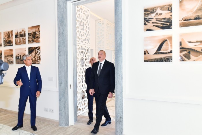 Prezident İtaliyadakı səfirliyin yeni binasınınaçılışında (FOTOLAR)