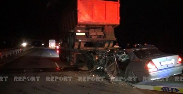 Azəbaycanda dəhşətli qəza:Ölən və yaralılar var (FOTOLAR)