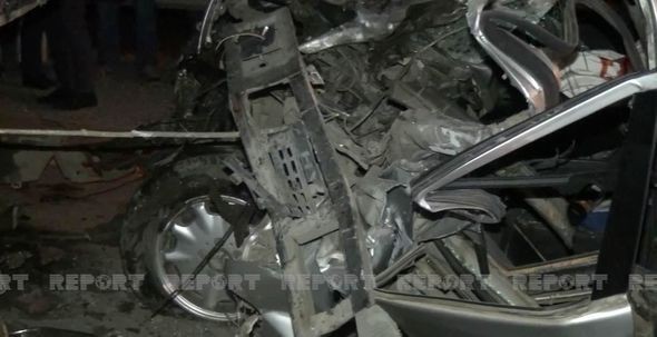 Azəbaycanda dəhşətli qəza:Ölən və yaralılar var (FOTOLAR)