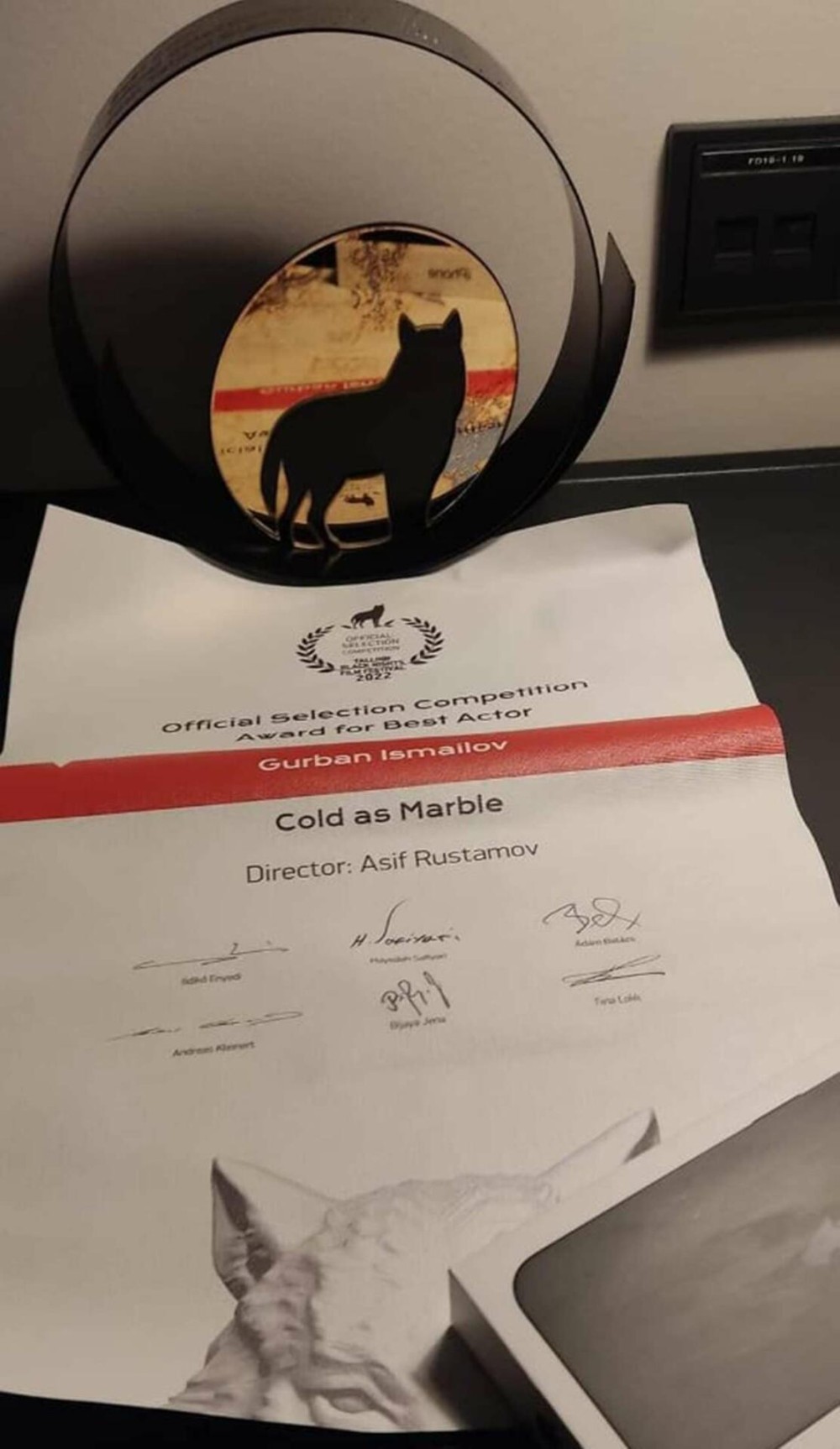 Xalq artisti məşhur festivalda mükafat qazandı- FOTO