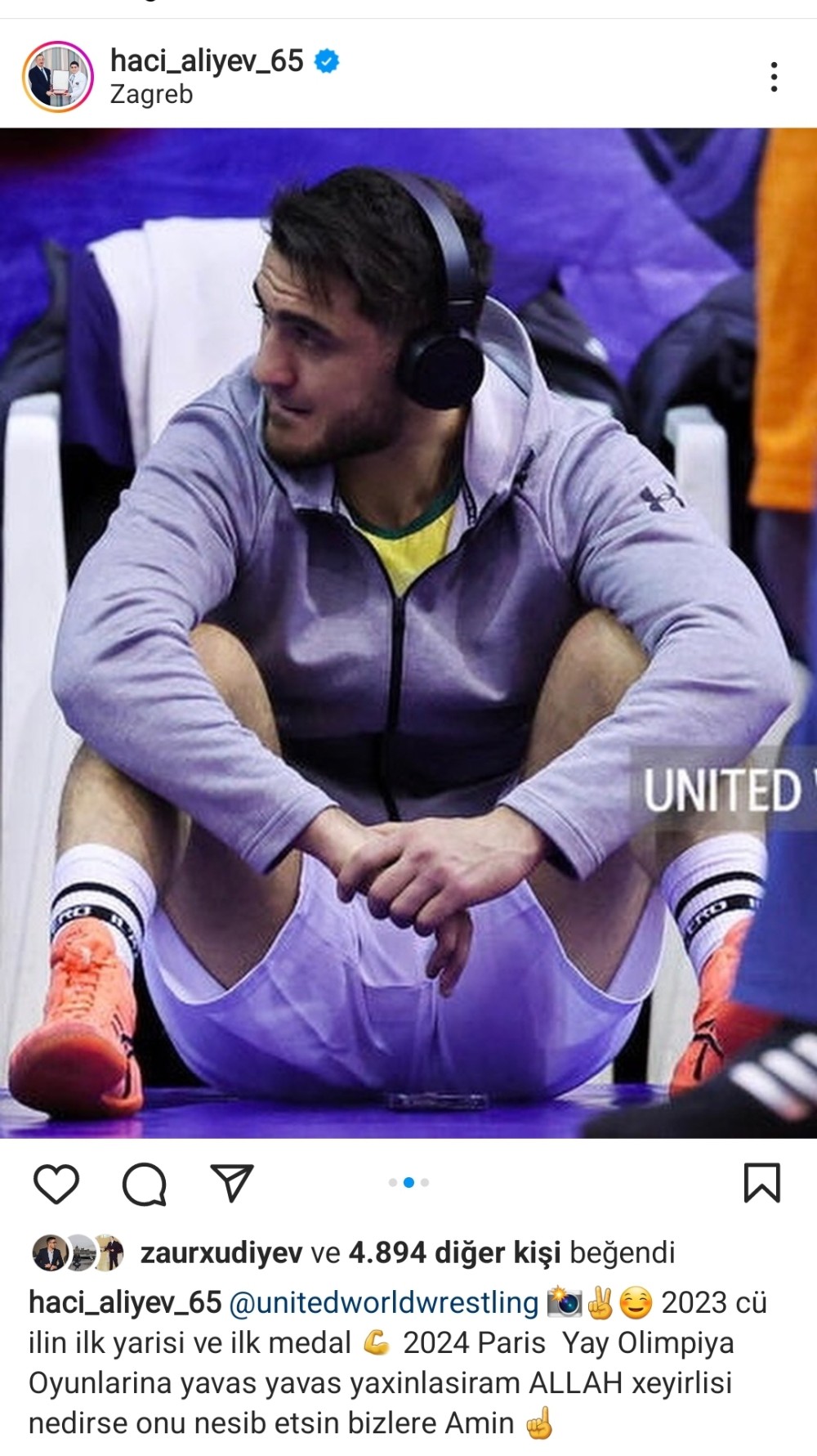 Hacı Əliyevin "İntagram"dakı paylaşımı diqqət çəkdi- 2024-cü illə bağlı mesaj (FOTO)