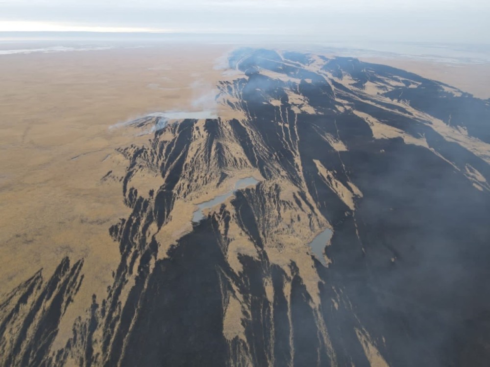 Həştərxan Təbiət Qoruğunda güclü yanğın- FOTOLAR