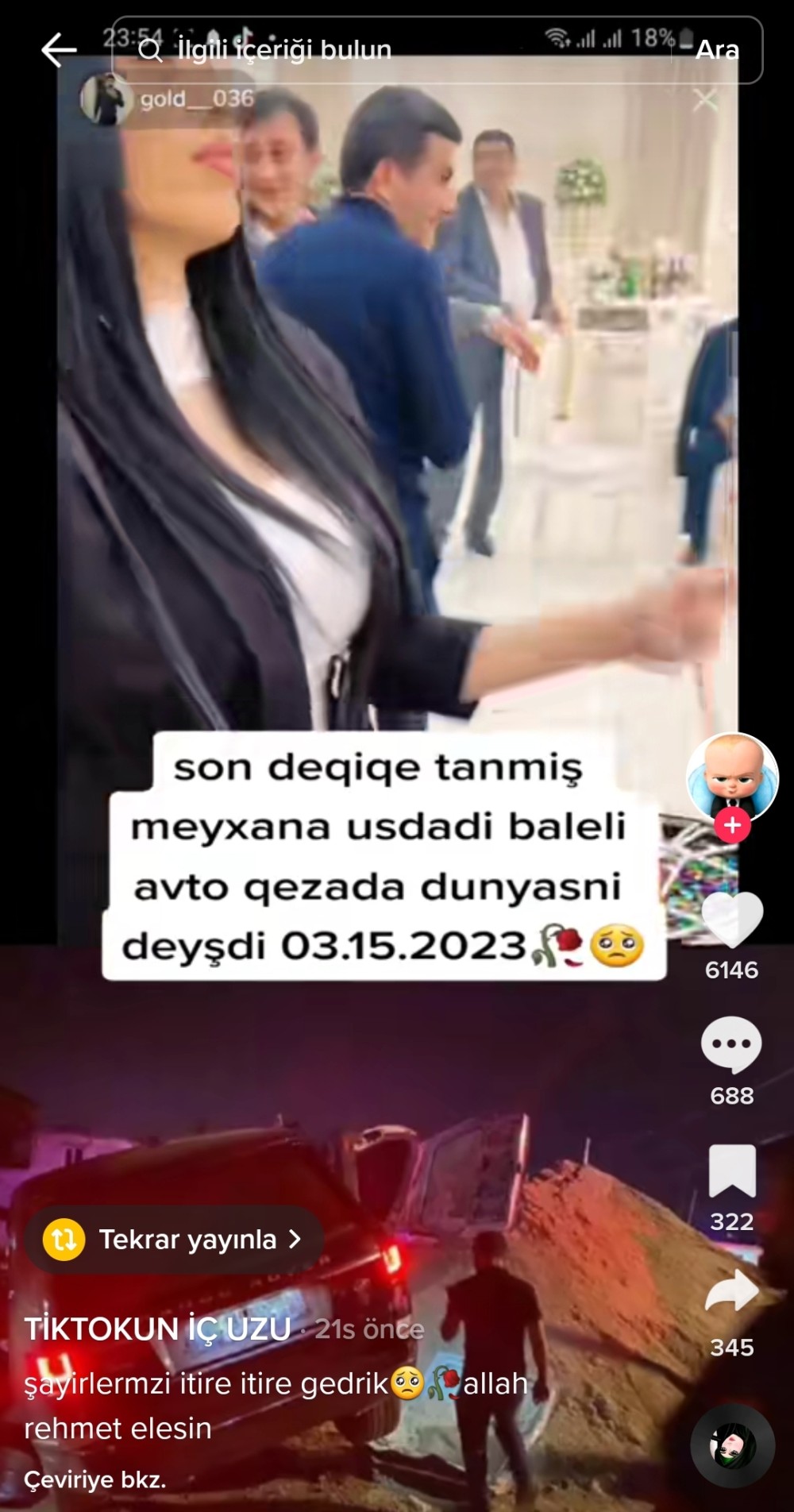 Meyxanaçı Baləlinin ölüm xəbəri yayıldı- FOTO