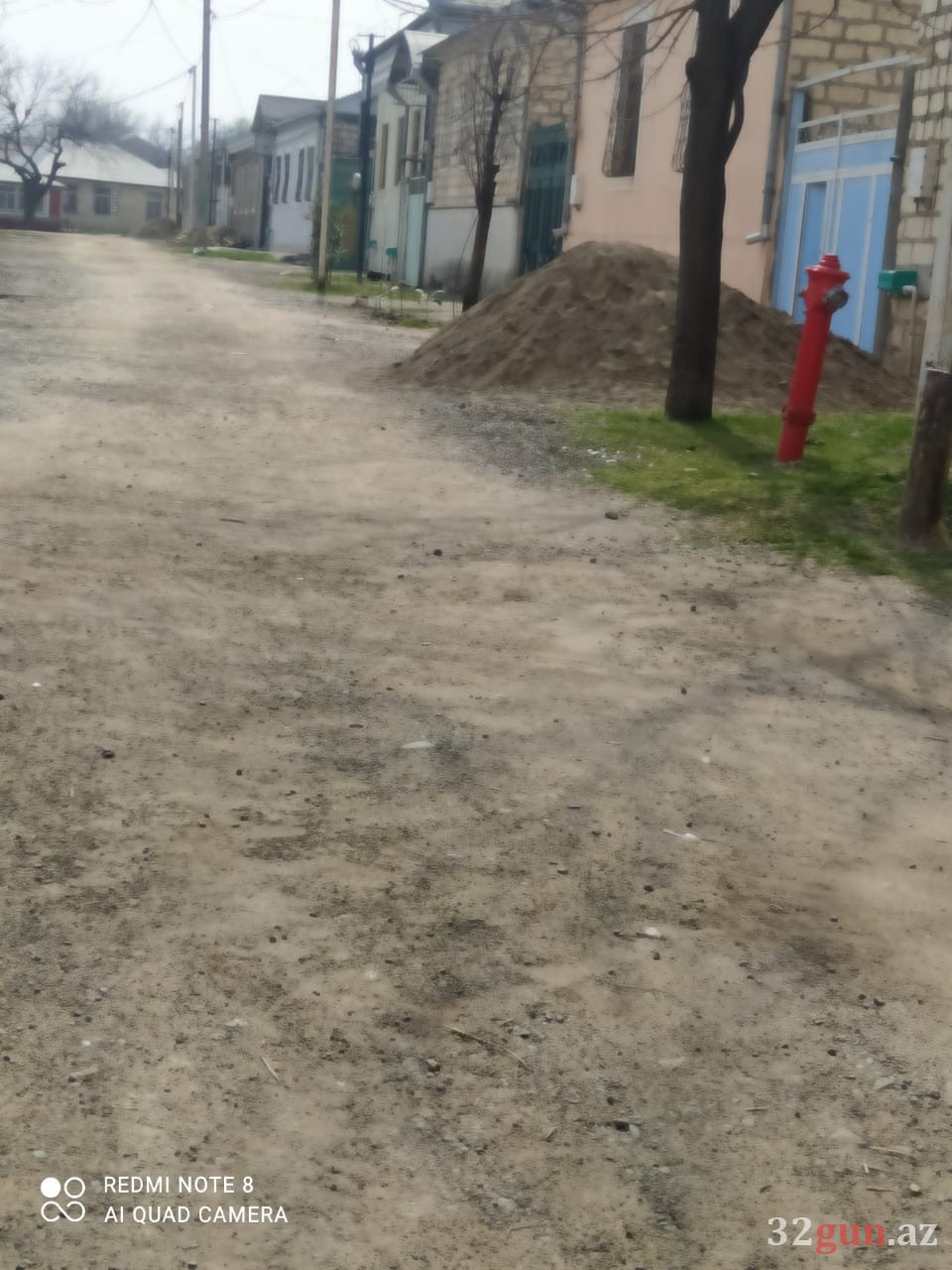 Bu küçədən çirkab suları Heydər Əliyev parkına axır -Qazax İcra Hakimiyyəti isə...