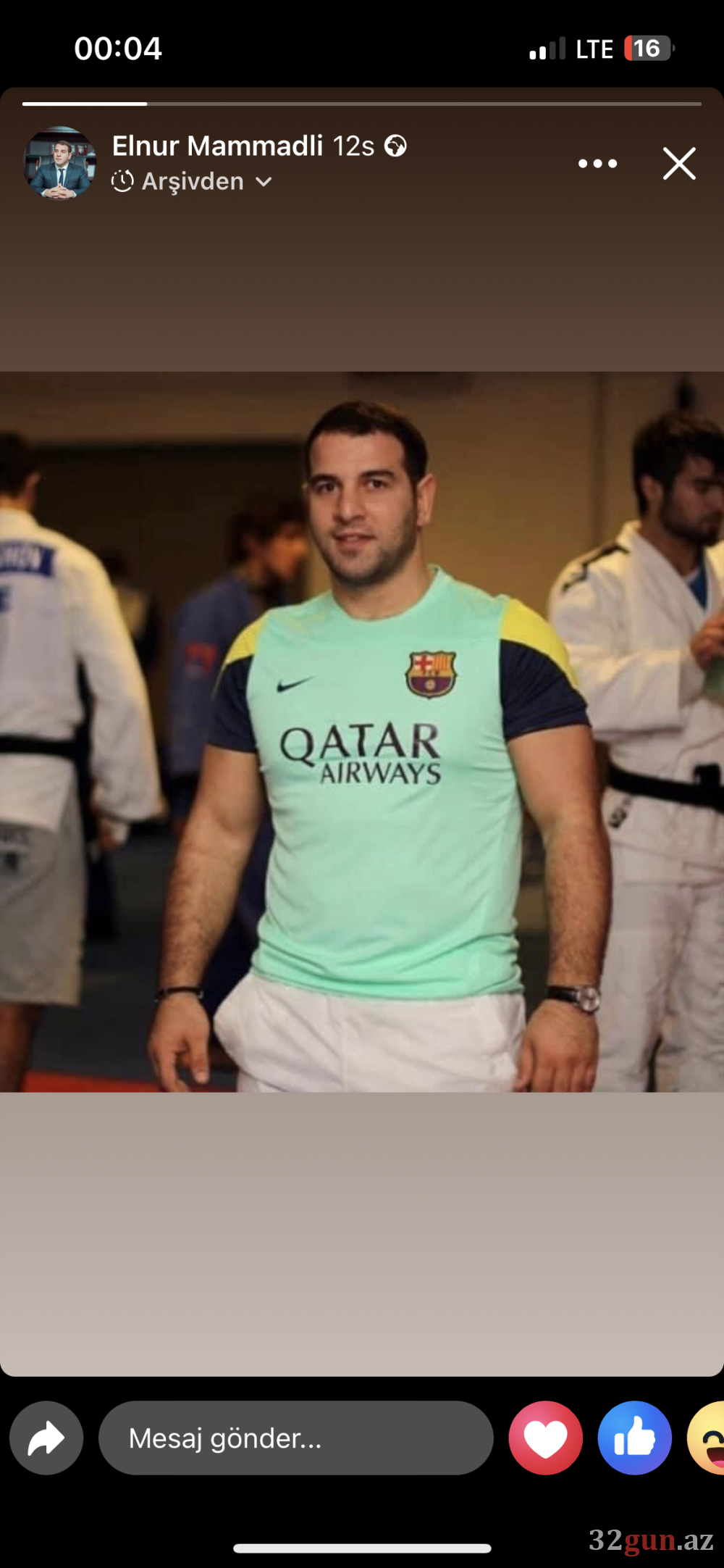 Azərbaycanlı olimpiya çempionu kökəlib bu haıa düşüb(FOTO)