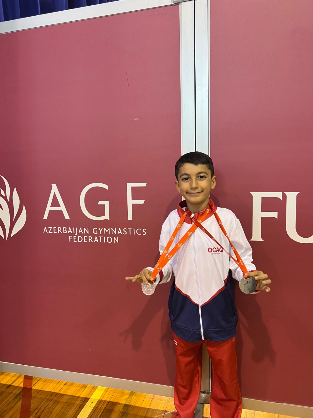 Azərbaycan çempionatının qalibi 9 yaşlı gimnast Murad Həsənlinin yeni uğurları- FOTOLAR