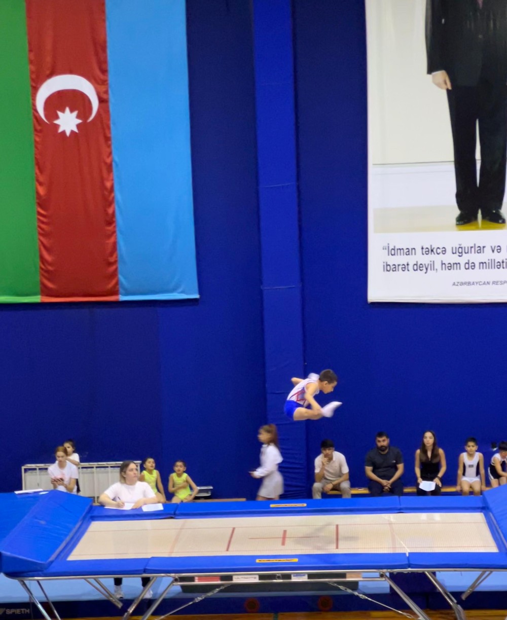 Azərbaycan çempionatının qalibi 9 yaşlı gimnast Murad Həsənlinin yeni uğurları- FOTOLAR