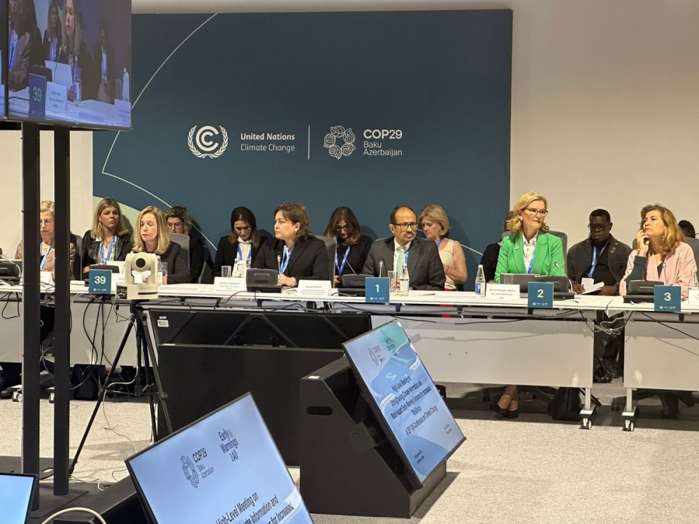 Təhlükəli Erkən Xəbərdarlıq Sistemlərinin gücləndirilməsi mövzusunda tədbir keçirildi -FOTOLAR