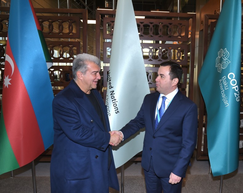 "Barselona”nın prezidenti Azərbaycana gəldi -FOTO