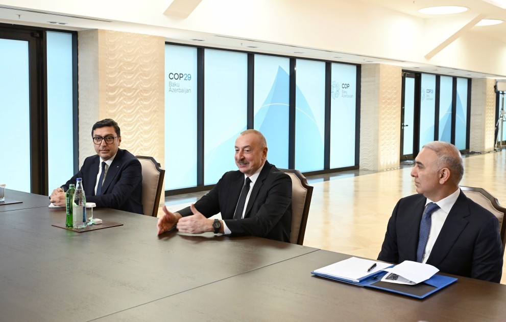 İlham Əliyev görüşlər keçirdi -FOTOLAR (YENİLƏNİB)