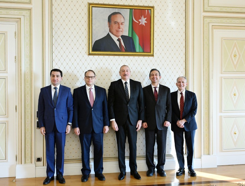 Prezident Bernard Kaminetskini qəbul etdi- FOTO - Yenilənib