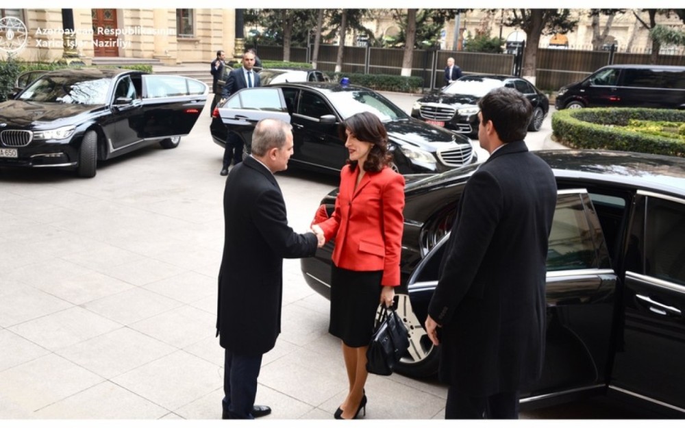 Ceyhun Bayramov Gürcüstanın XİN rəhbəri ilə görüşdü -FOTOLAR (YENİLƏNİB)