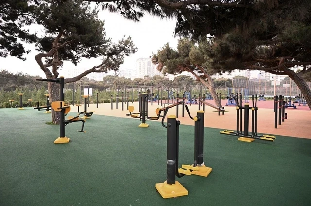 İlham Əliyev Bakıda yaradılan yeni parkın açılışında iştirakEDİB -FOTOLAR