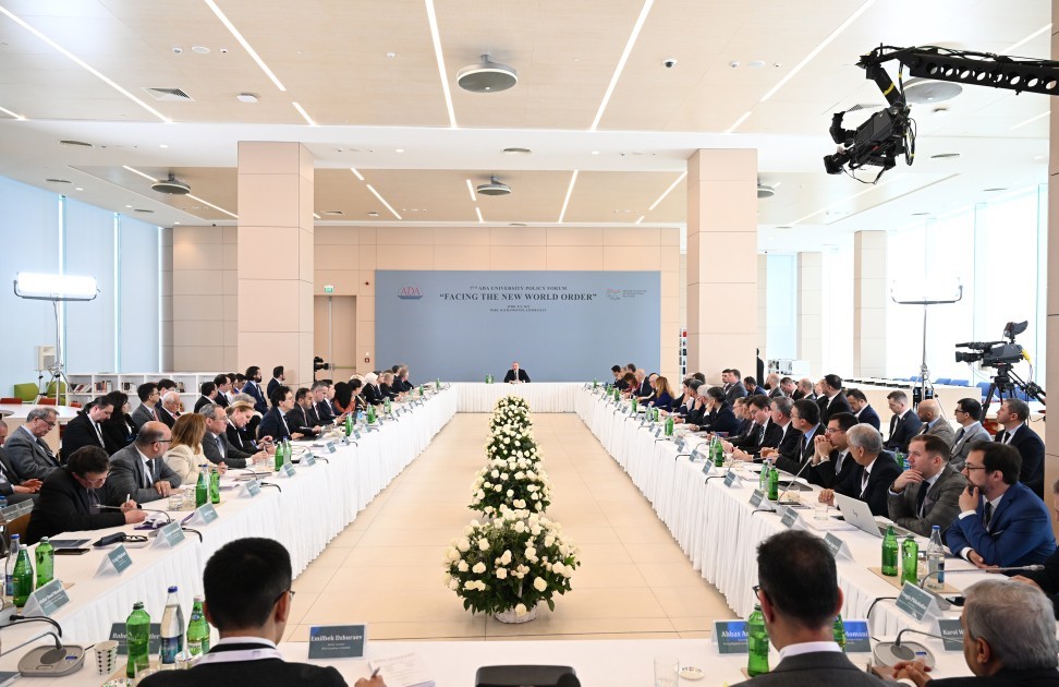 İlham Əliyev 7-ci ADA Siyasi Forumunda çıxış etdi- VİDEO (YENİLƏNİB)