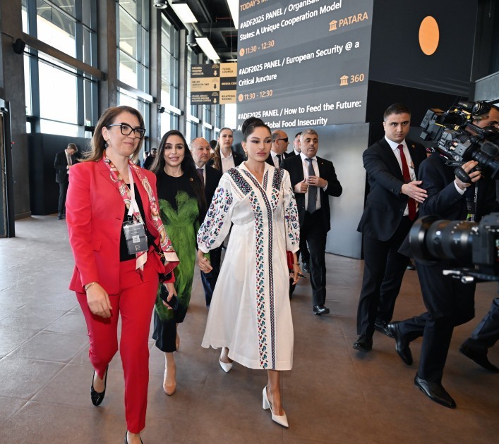 Mehriban Əliyeva Antalya Diplomatiya Forumunun panel iclasında iştirak edib - FOTOLAR