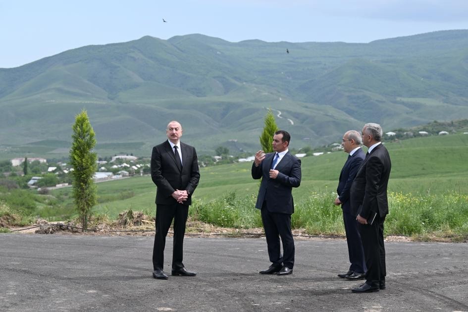 Prezident Xocalıda daha bir kompleksin açılışını etdi -YENİLƏNİB
