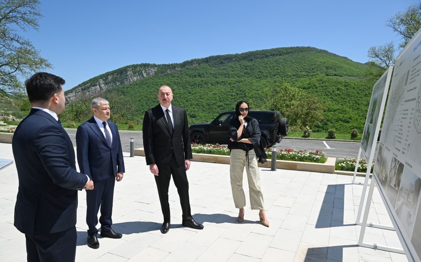 Şuşada daha bir yaşayış kompleksinin təməli qoyulub - FOTO (YENİLƏNİB)