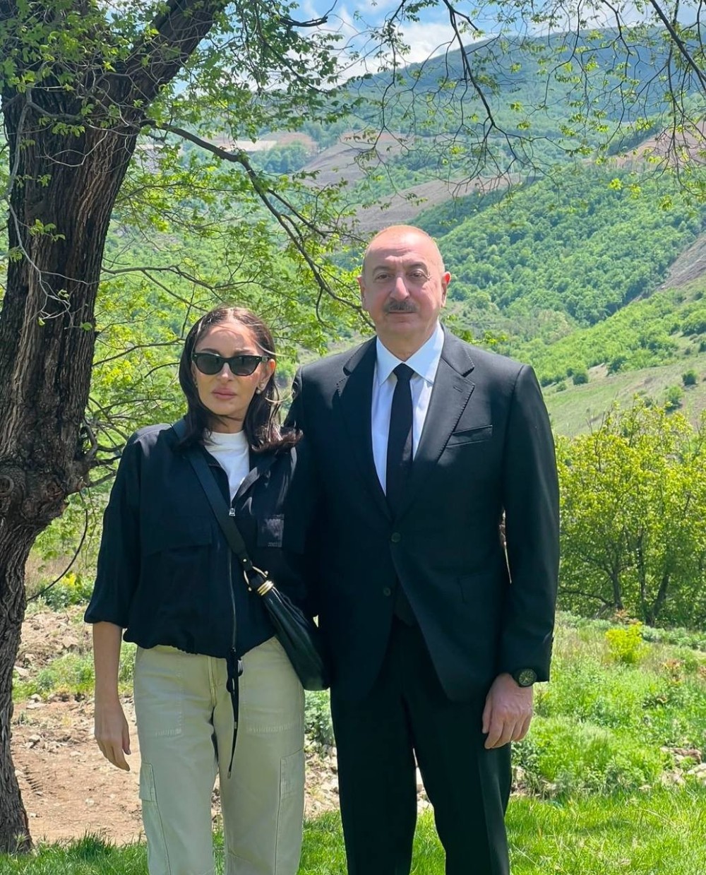 Mehriban Əliyeva Daşaltıdan fotolar paylaşdı