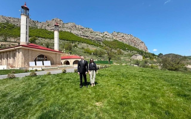 Mehriban Əliyeva Daşaltıdan fotolar paylaşdı