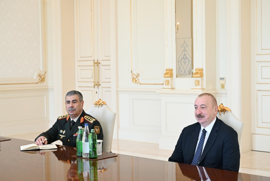 İlham Əliyev Yaşar Güləri qəbul etdi+ FOTOLAR