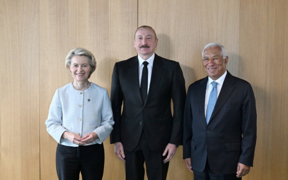İlham Əliyev Antonio Koşta və Ursula fon der Lyayenlə görüşdü -FOTOLAR