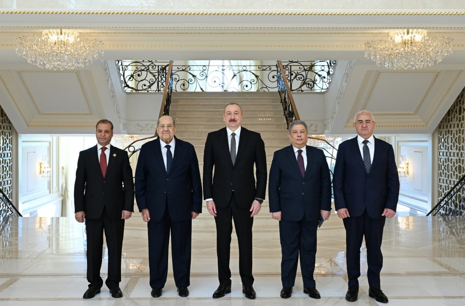 Prezident Misir Senatının sədrini qəbul etdi -FOTOLAR (YENİLƏNİB)