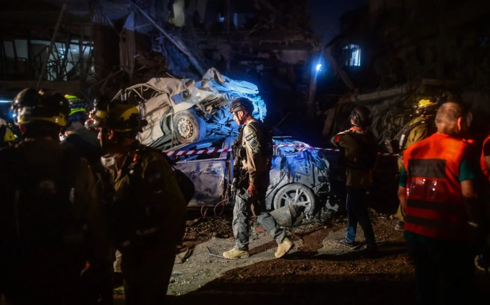 İranın raket hücumundan sonra Təl-Əviv -Fotolar