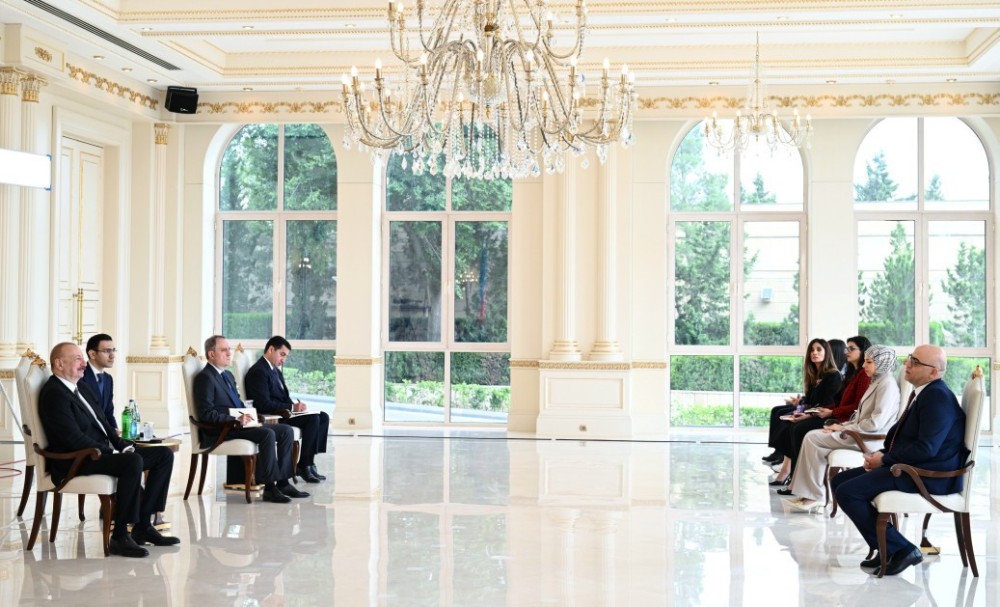 İlham Əliyev Fələstinin yeni səfirinin etimadnaməsini qəbul etdi -FOTOLAR