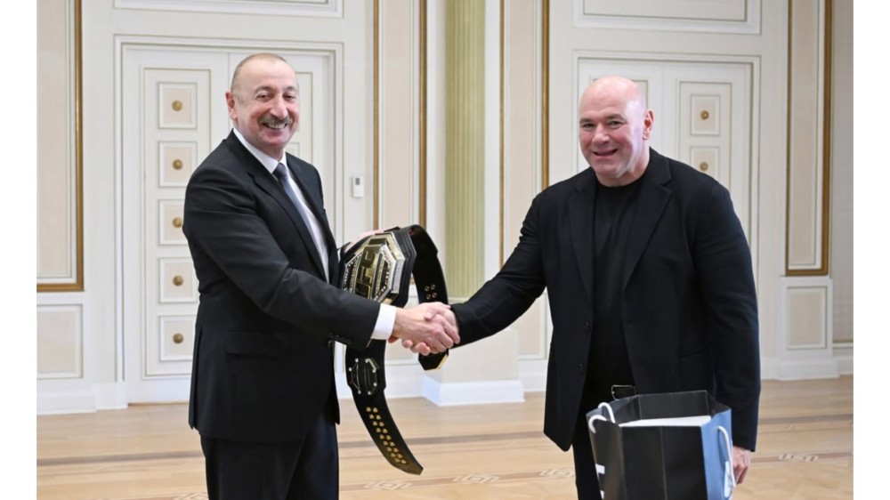 Prezident İlham Əliyev UFC-nin prezidentini qəbul etdi