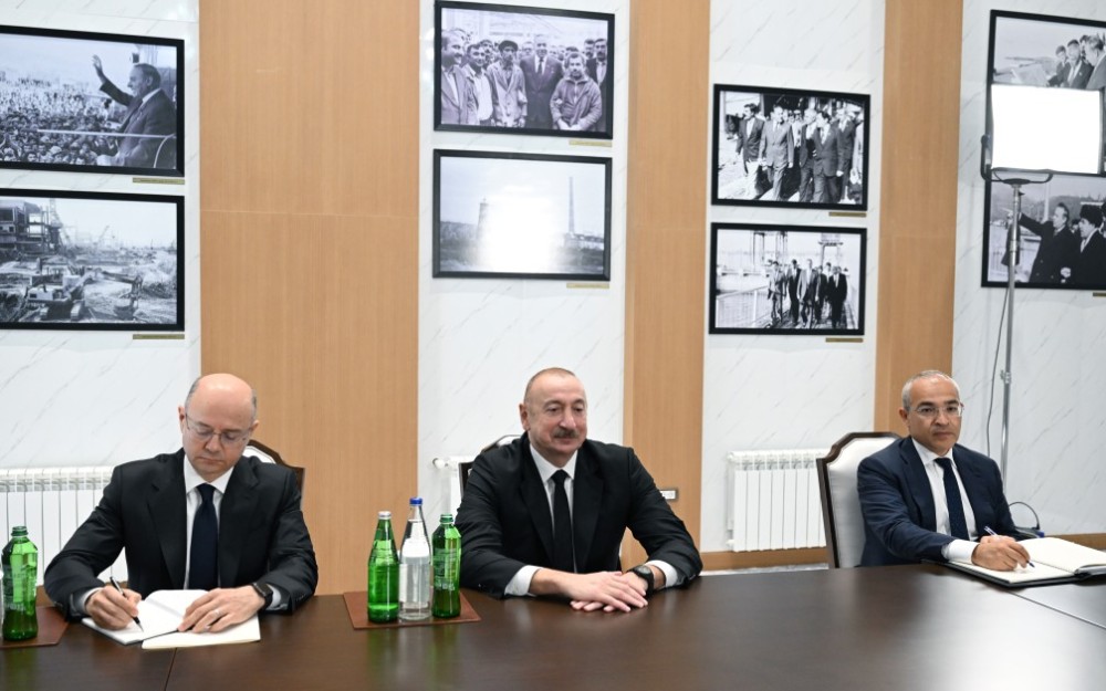 İlham Əliyev Çen Qianqla görüşdü -FOTOLAR